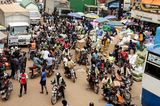 Uganda Motorcycle Taxis