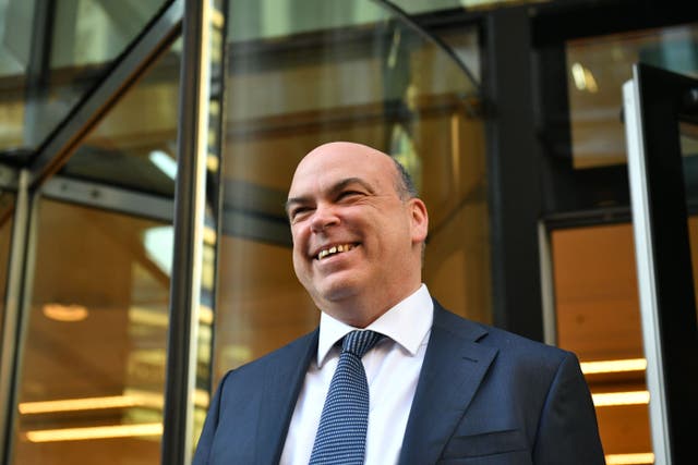 Mike Lynch leaves the Rolls Building in London following the civil case over his �8.4 billion sale of his software firm Autonomy to Hewlett-Packard in 2011 (PA)