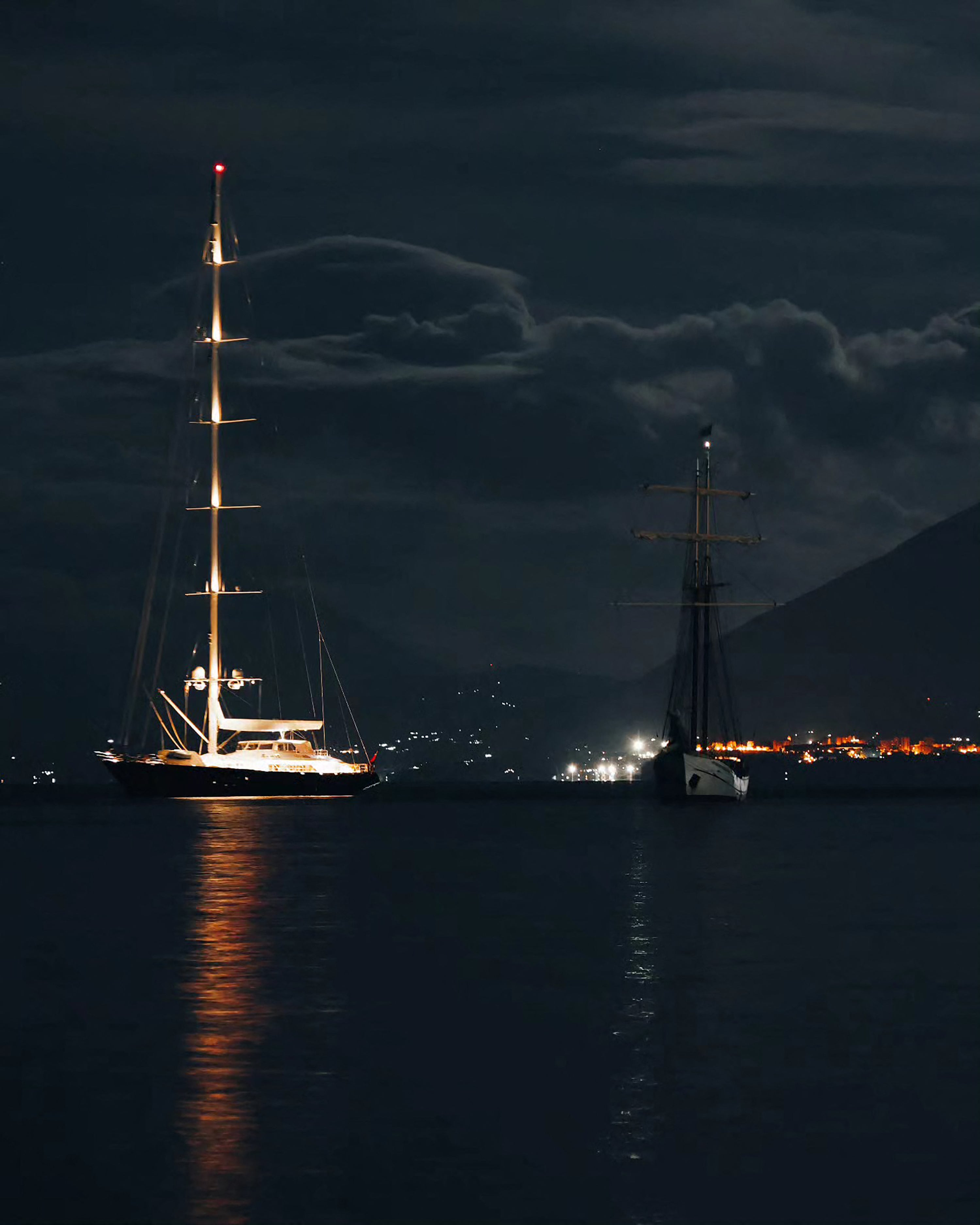 One of the last pictures of the luxury superyacht “Bayesian”