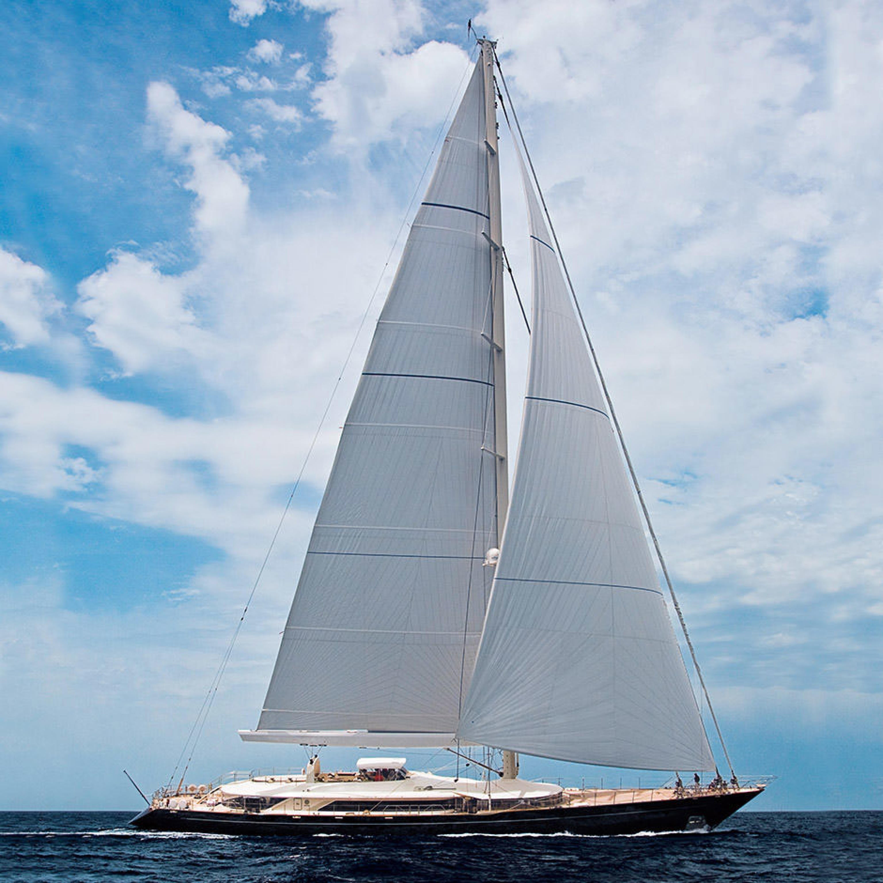 The Bayesian sailing boat before the tragedy in Palermo, Sicily, Italy