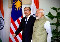 Malaysian PM Anwar Ibrahim meets India’s Narendra Modi amid China shift