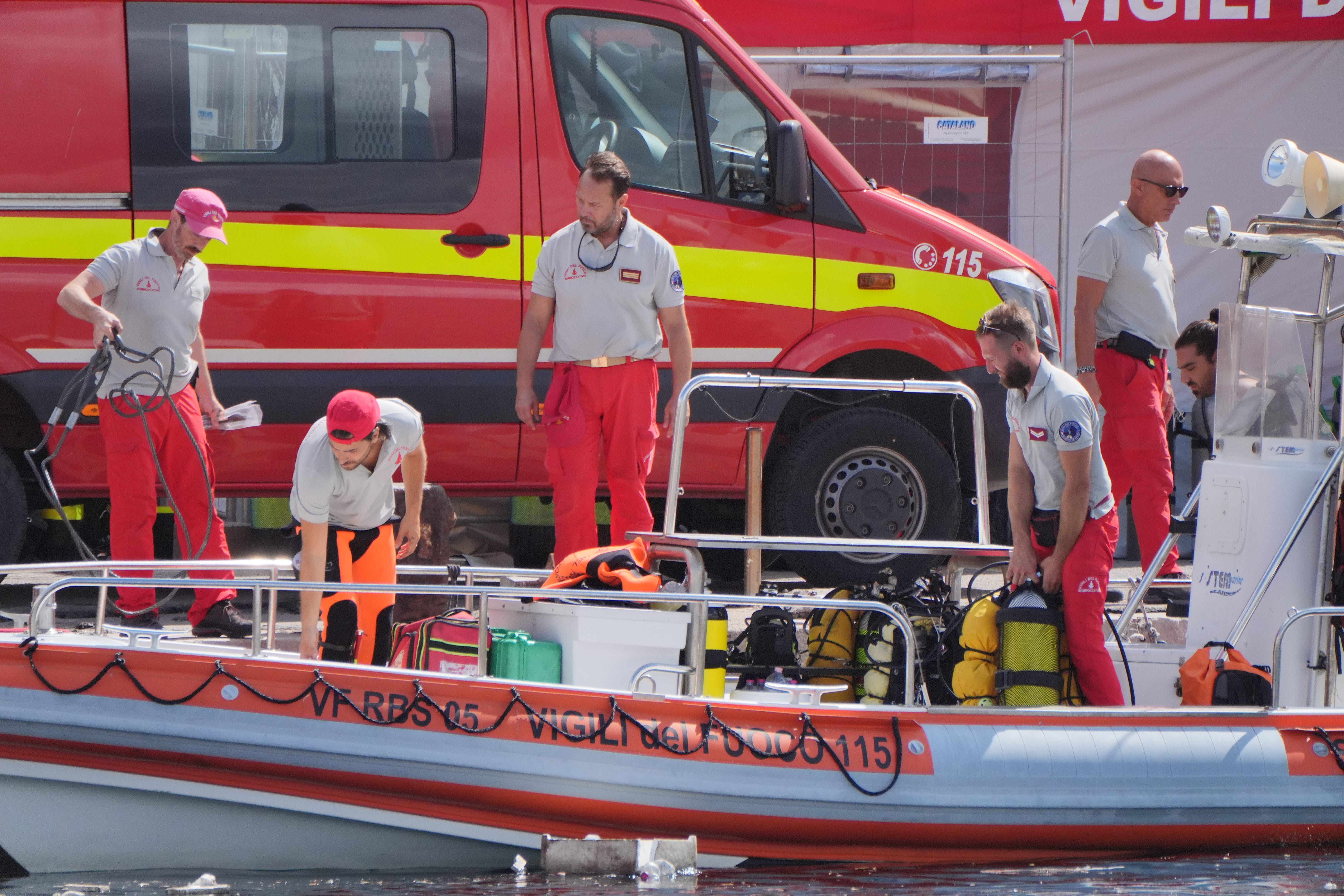 British technology tycoon Mike Lynch and five others are feared to have died, with their bodies trapped inside a luxury yacht which sank in a tornado (Jonathan Brady/PA)