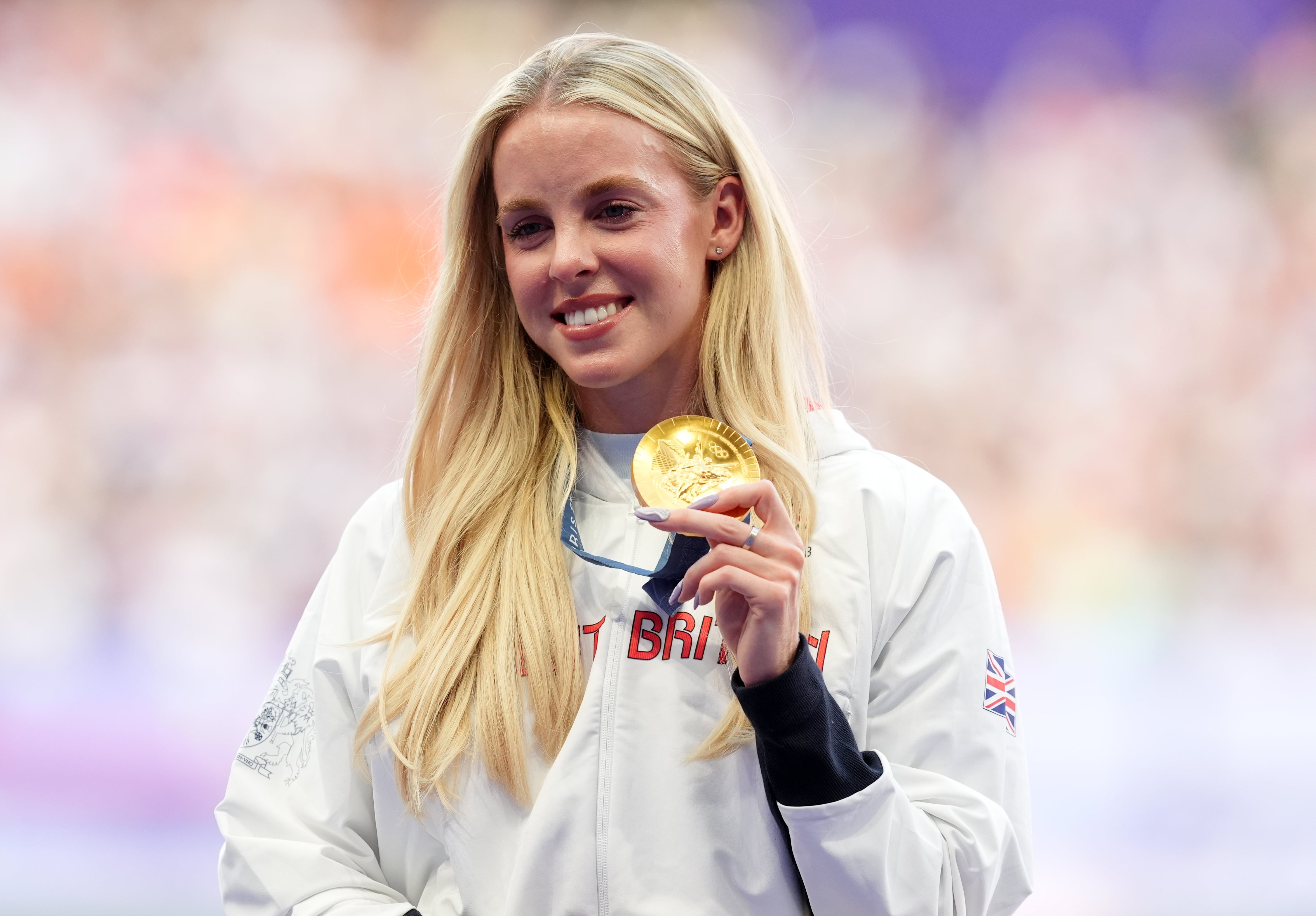 Keely Hodgkinson won one of Britain’s 14 golds in Paris