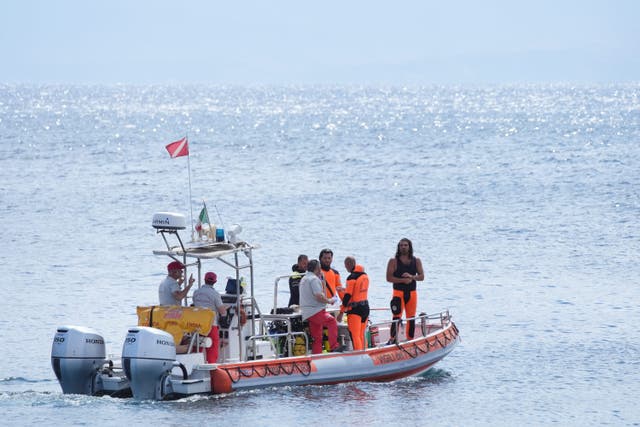 Emergency services have so far been unable to enter the wreckage of the vessel (Jonathan Brady/PA)