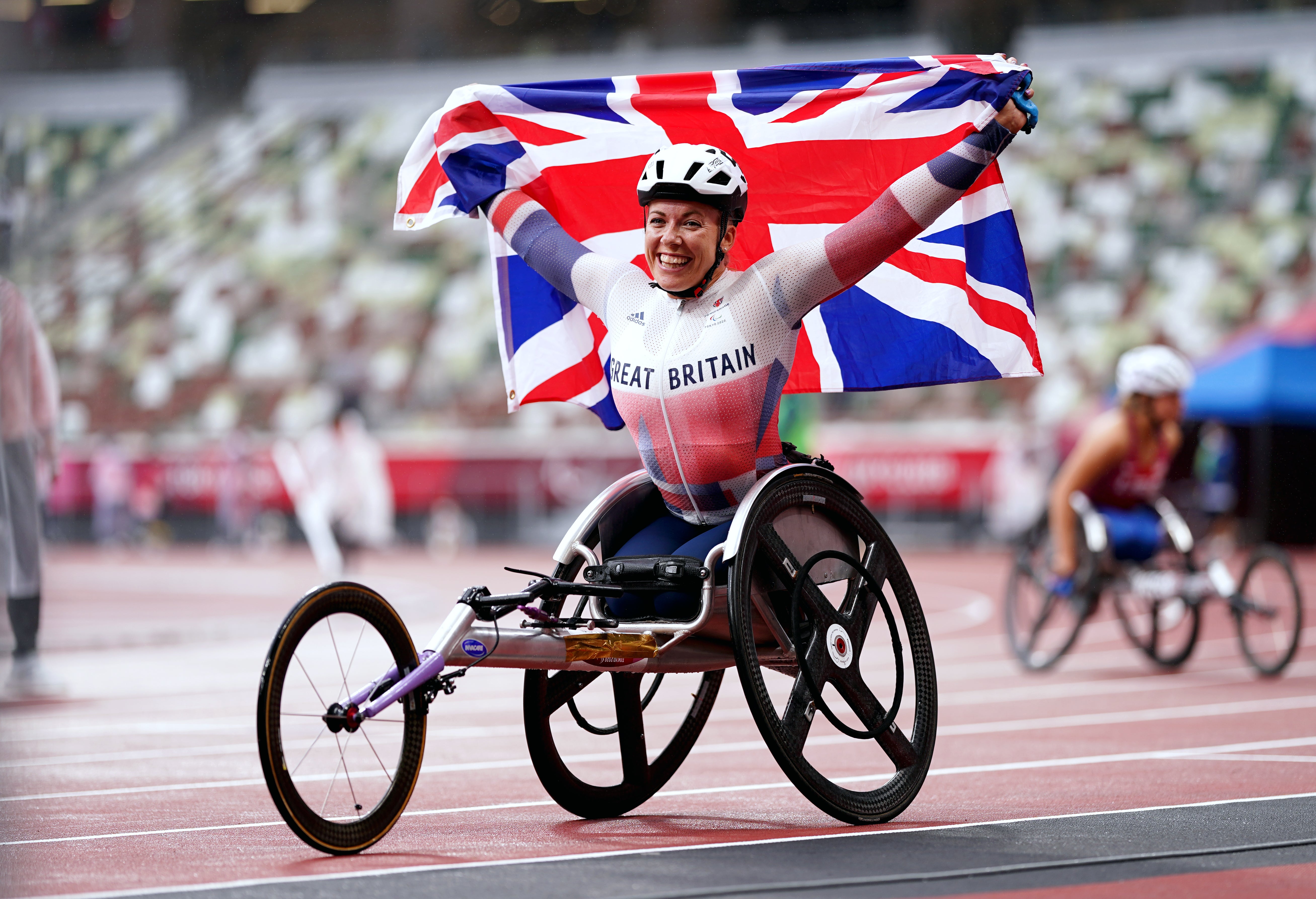 Hannah Cockroft launched her unbeaten Paralympic career at London 2012 (John Walton/PA)