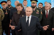 Putin makes surprise trip to Chechnya for first time in 13 years - three weeks into Ukraine’s Kursk incursion