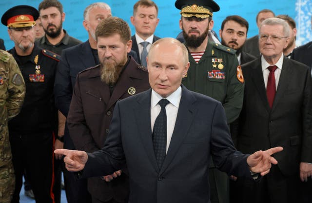 <p>Russian President Vladimir Putin makes surprise visit to  Chechnya for the first time in 13 years</p>