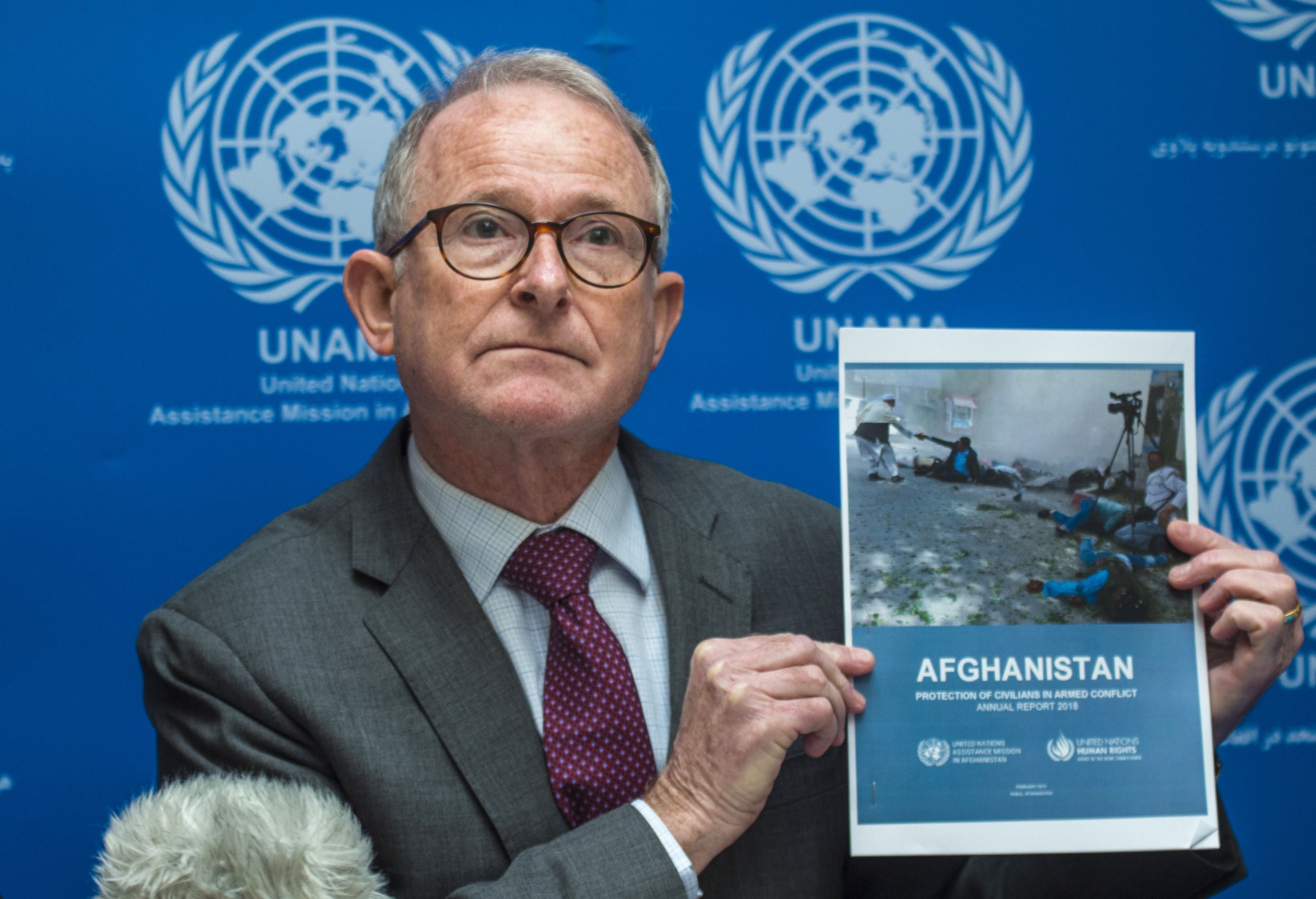 Richard Bennett, the UN’s special rapporteur on the situation of human rights in Afghanistan, seen here in Geneva