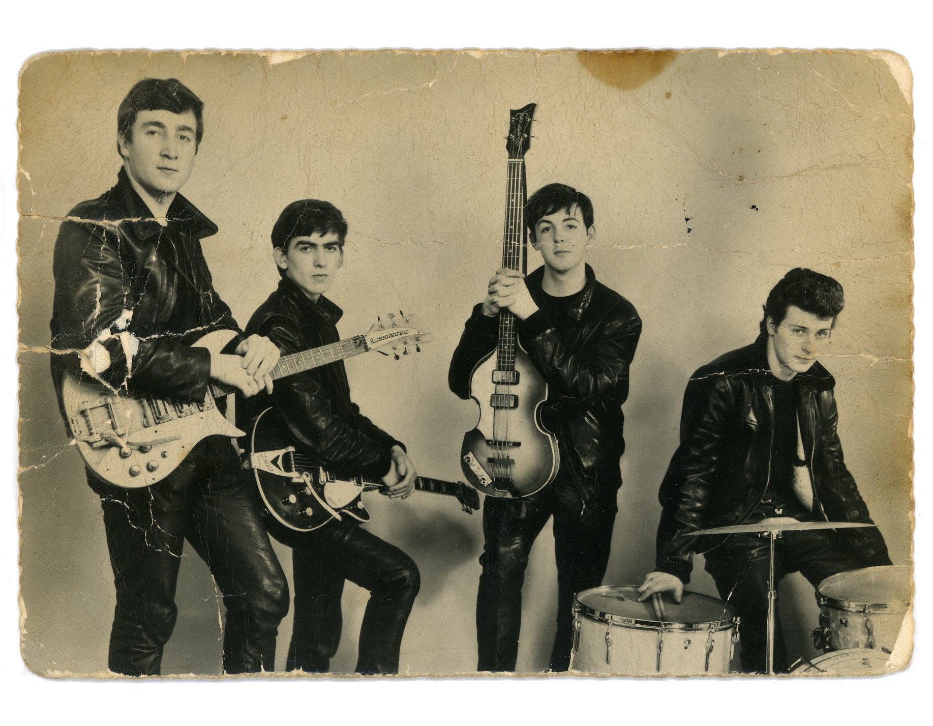 The Beatles’ early “Teddy Boys” image of the Fifties was drastically different to what they later cultivated (Alamy/PA)