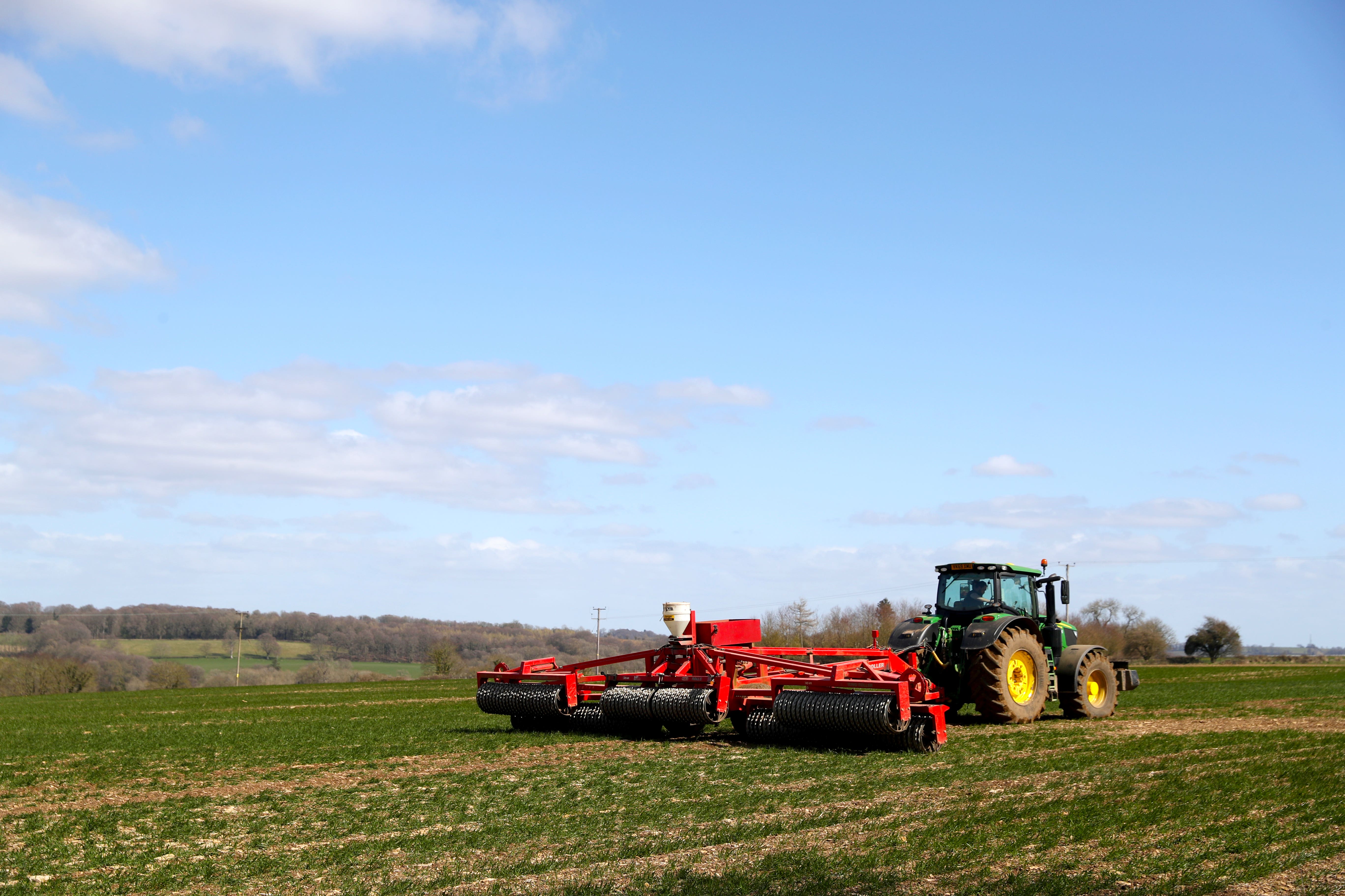 Sludge is used on farmland across the UK (David Davies/PA)