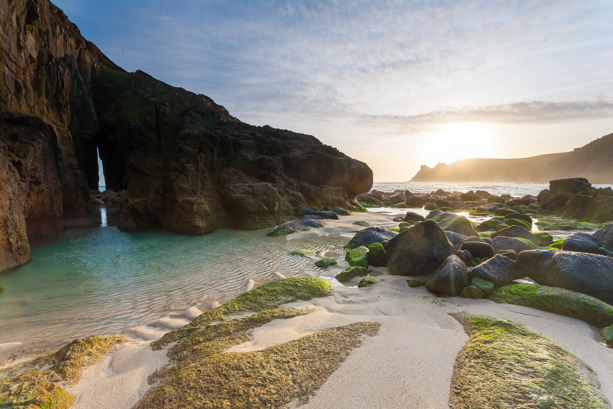 The Zawn Pyg rock arch is known as Song of the Sea