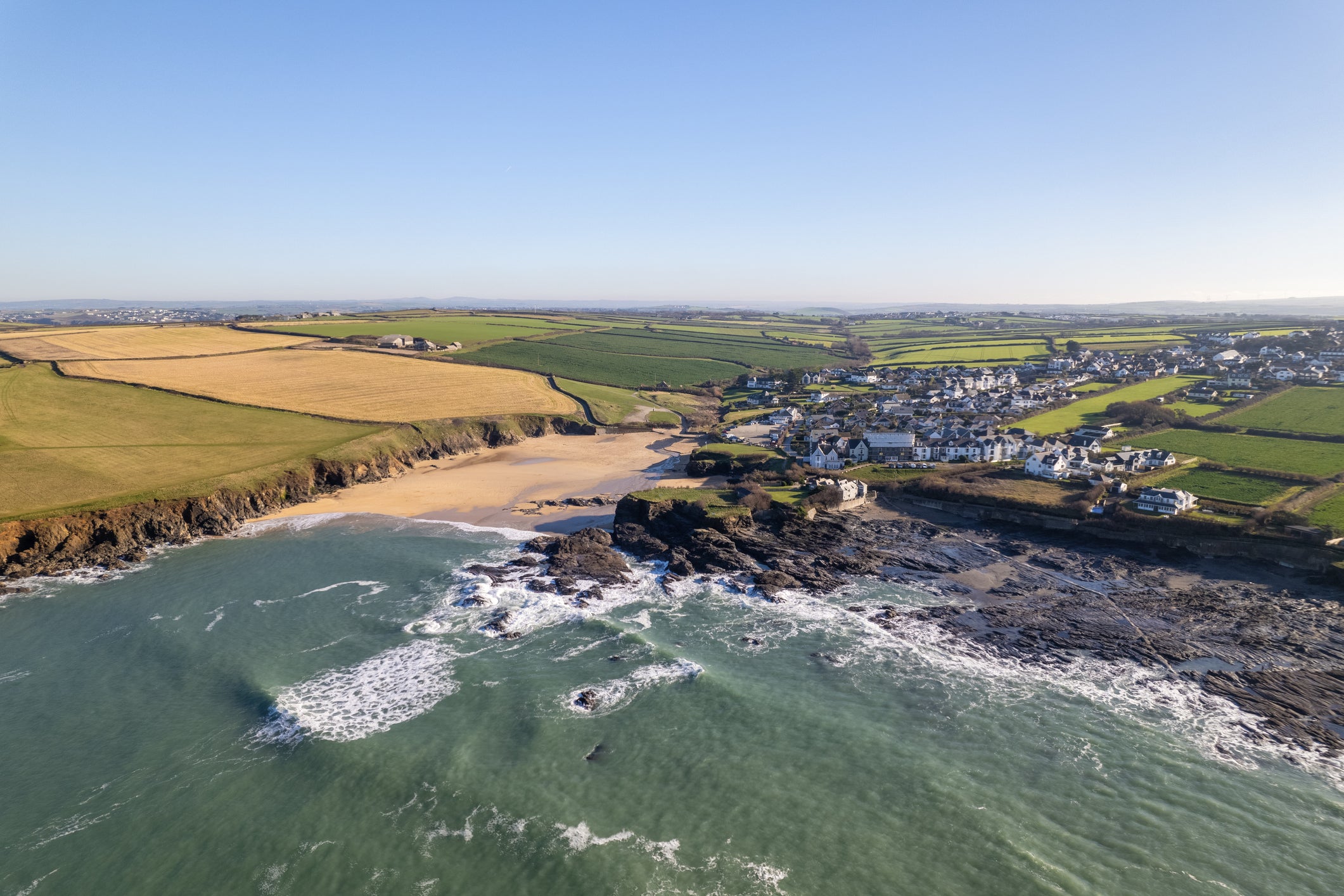 Trevone has a large tidal pool known as ‘Tinker Bunny's Bathing Pool’