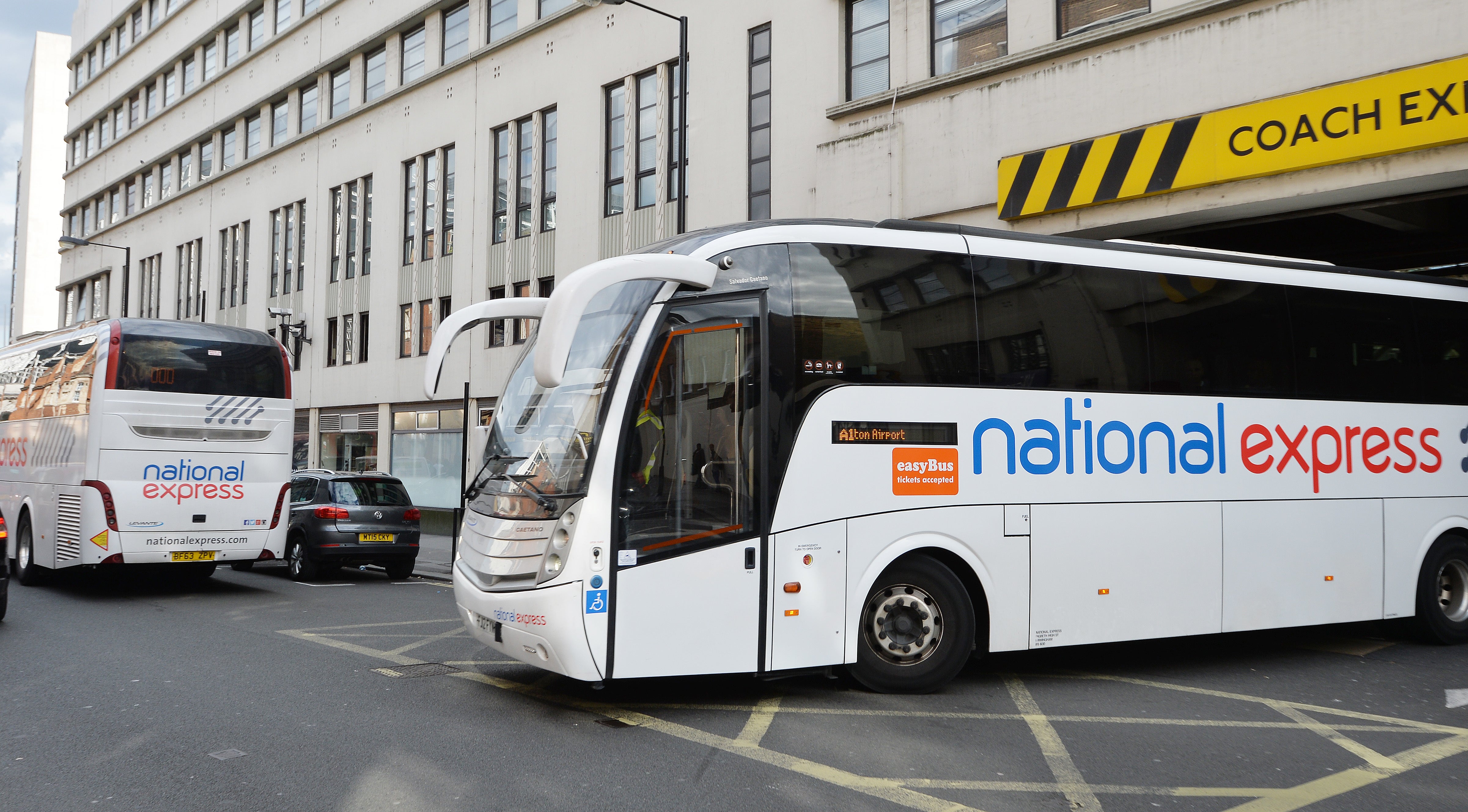 National Express owner Mobico saw shares rise on Wednesday (John Stillwell/PA)