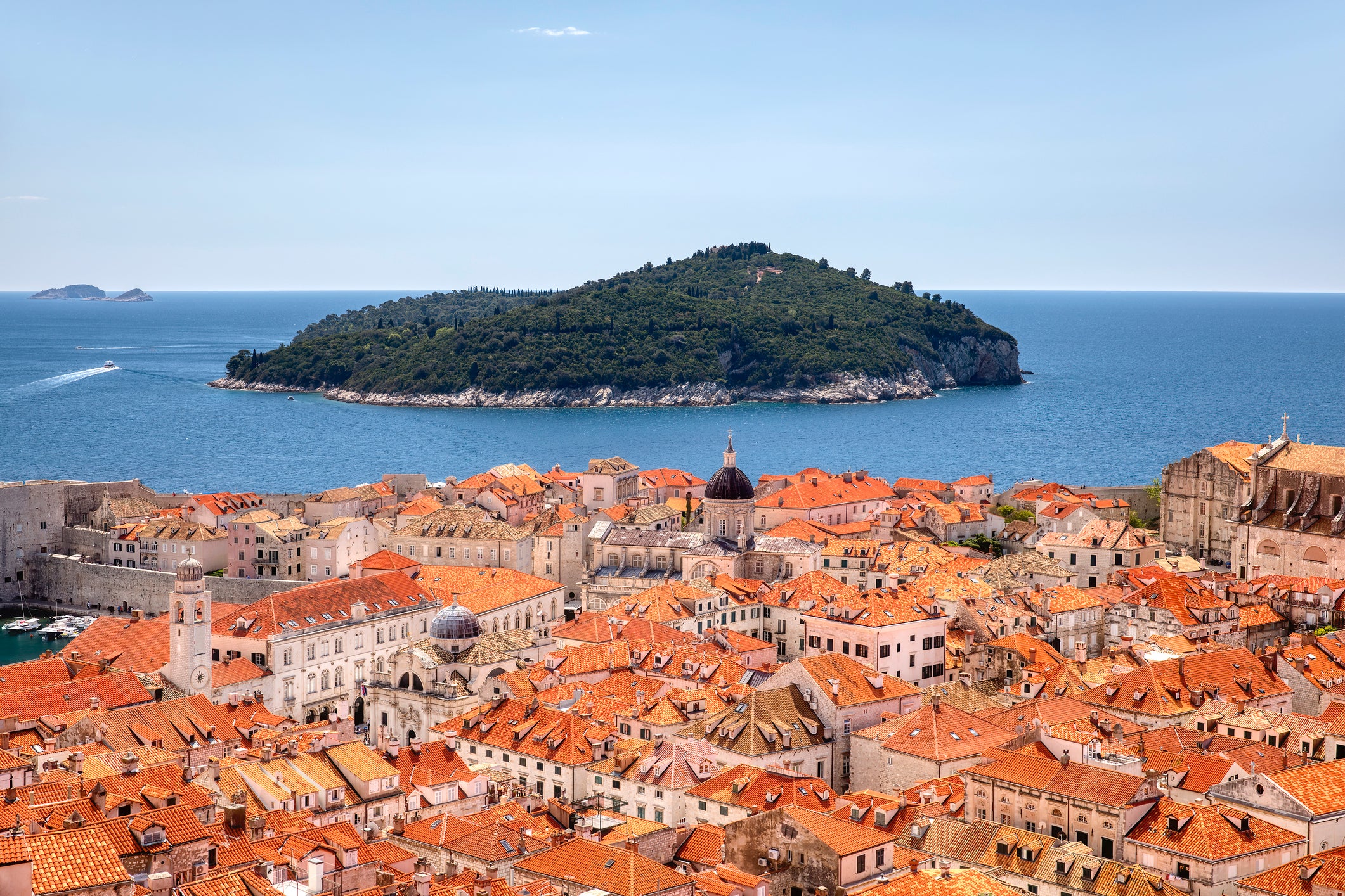 Lokrum offers natural wonders and a large medieval monastery