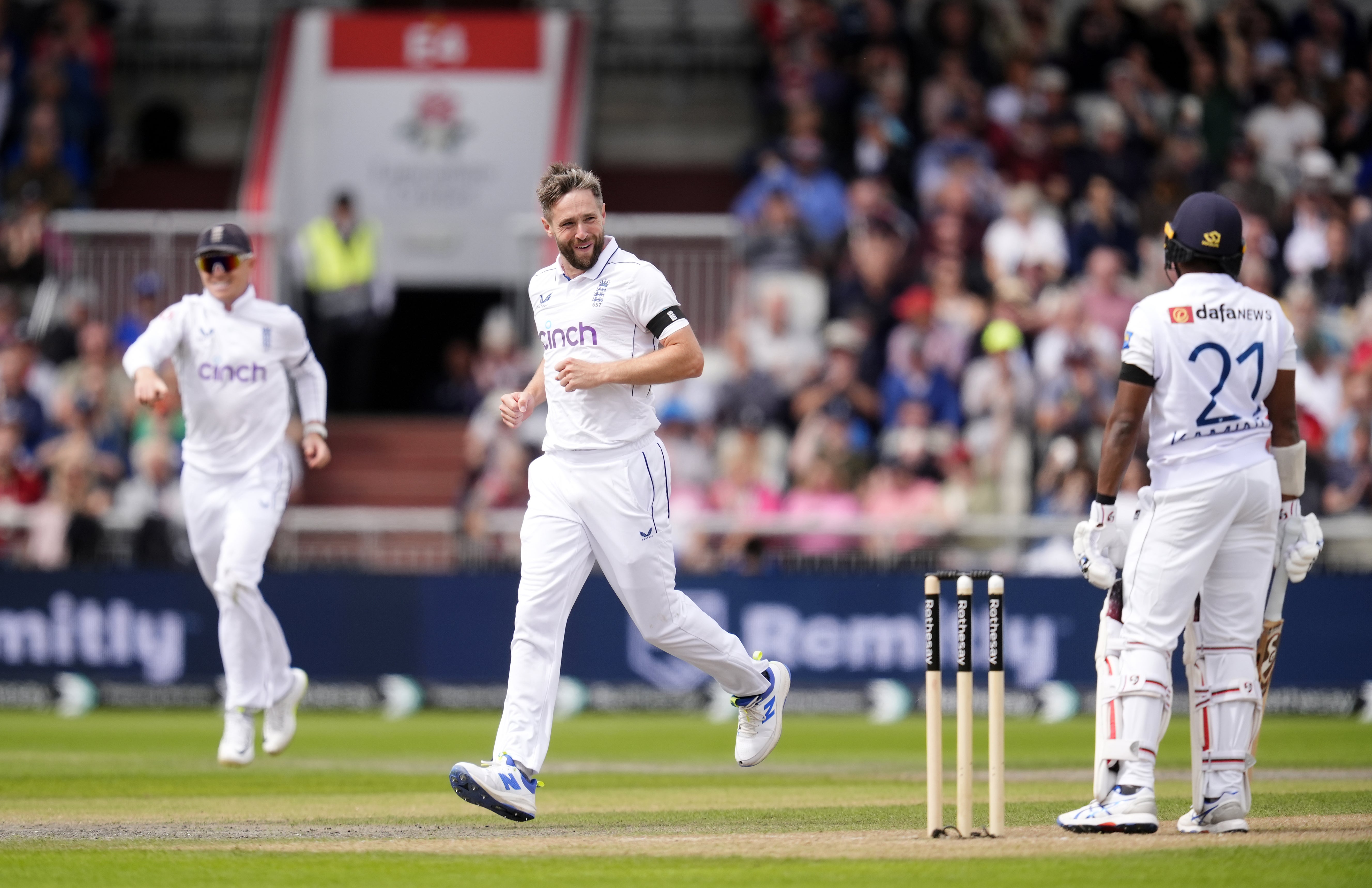 Chris Woakes took early wickets for England (nick Potts/PA)