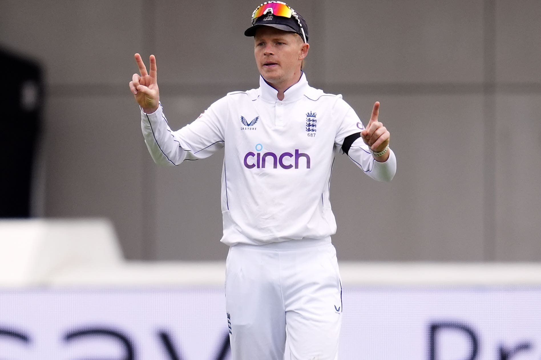 Ollie Pope is leading England against Sri Lanka (Nick Potts/PA)