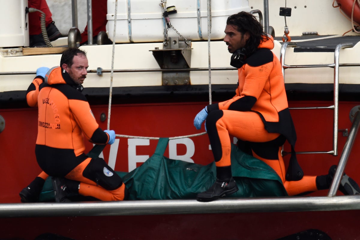 Five bodies found inside wreck of sunken superyacht Bayesian off coast of Sicily