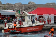 Five bodies found inside wreck of sunken superyacht Bayesian off coast of Sicily