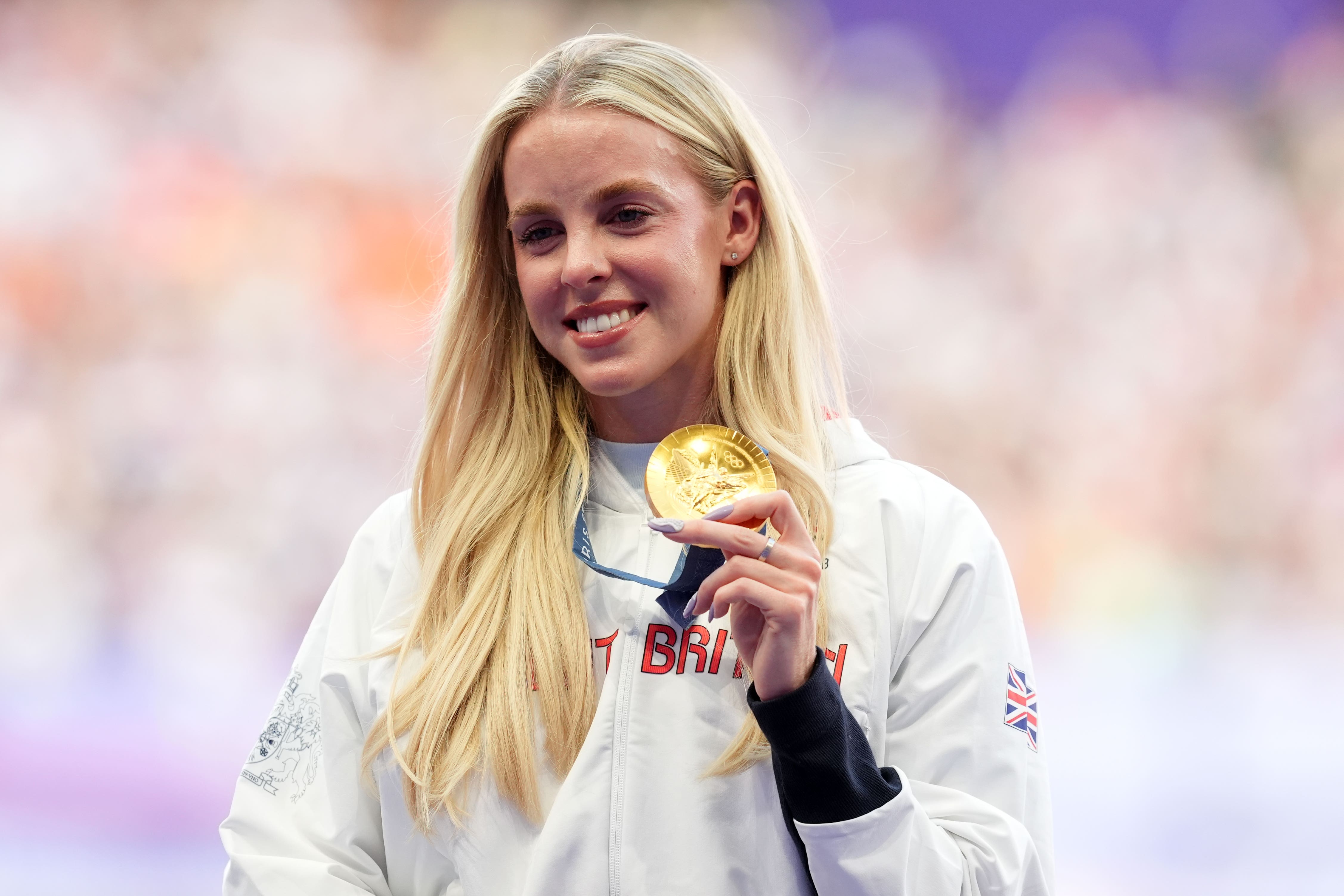 Great Britain’s Olympic 800m champion Keely Hodgkinson