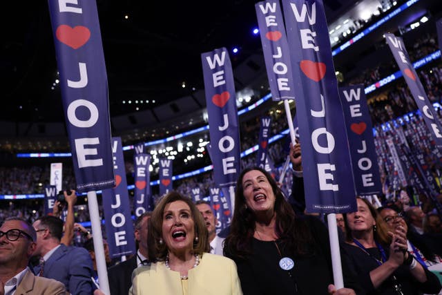 <p>Nancy Pelosi, former House speaker, was a delegate for her party’s nominating convention in Chicago last month. </p>