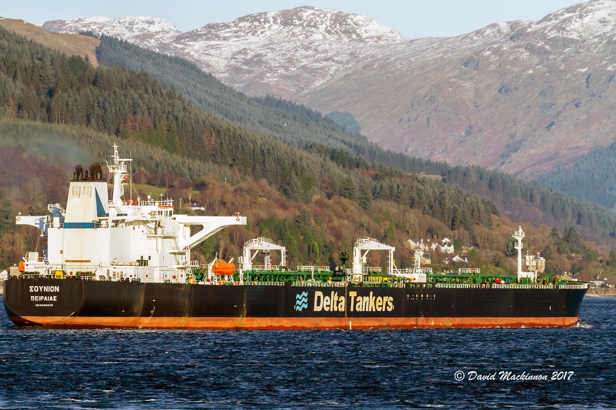 Greek oil tanker drifting and ablaze after repeated attacks in the Red ...
