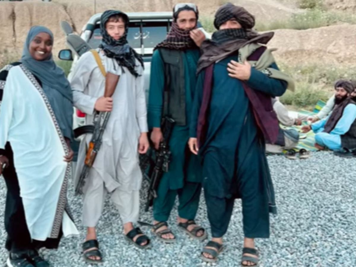 TikTok influencer faces backlash for posing with Taliban fighters in Afghanistan