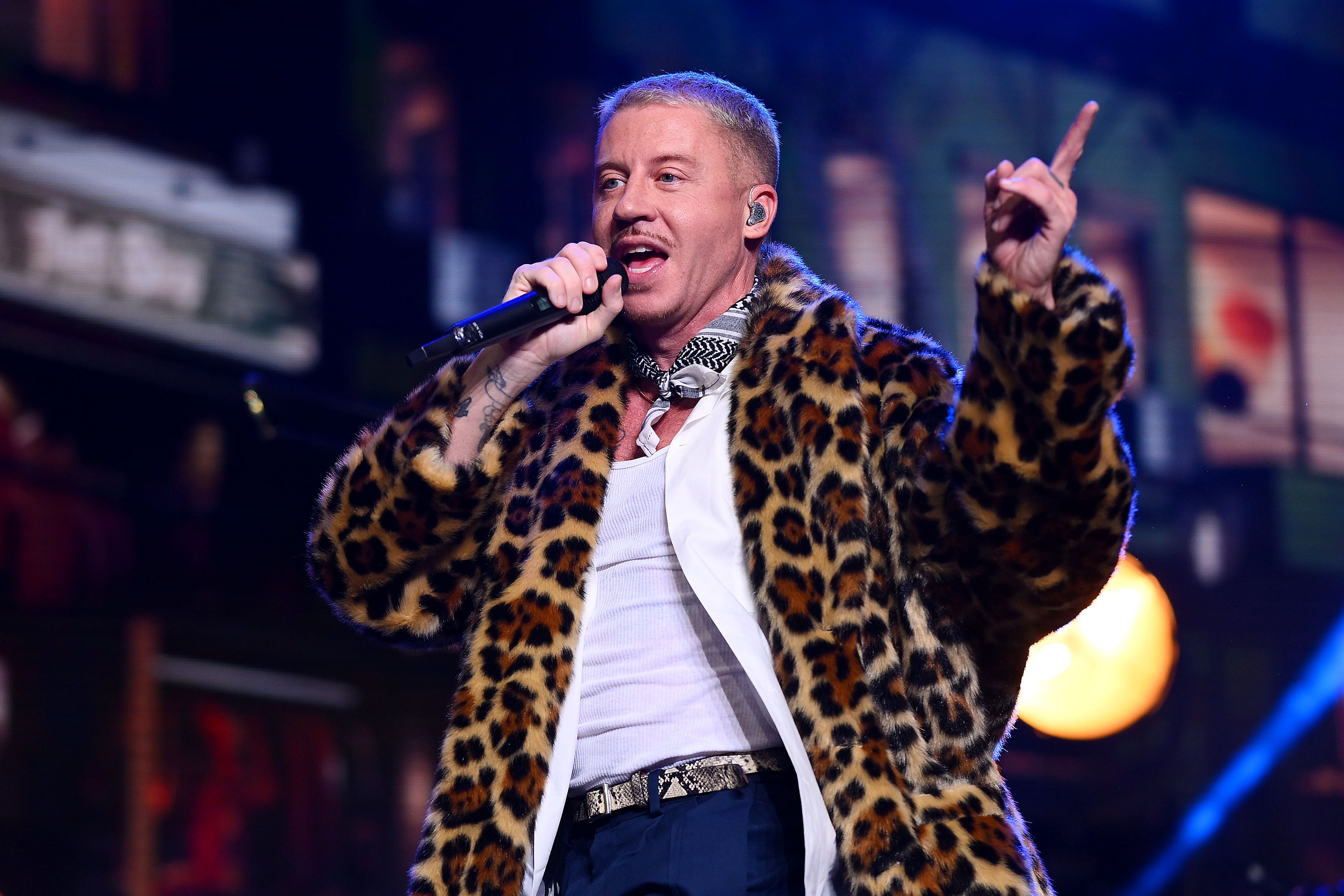 Macklemore headlined the Lovestream festival in Slovakia on Saturday