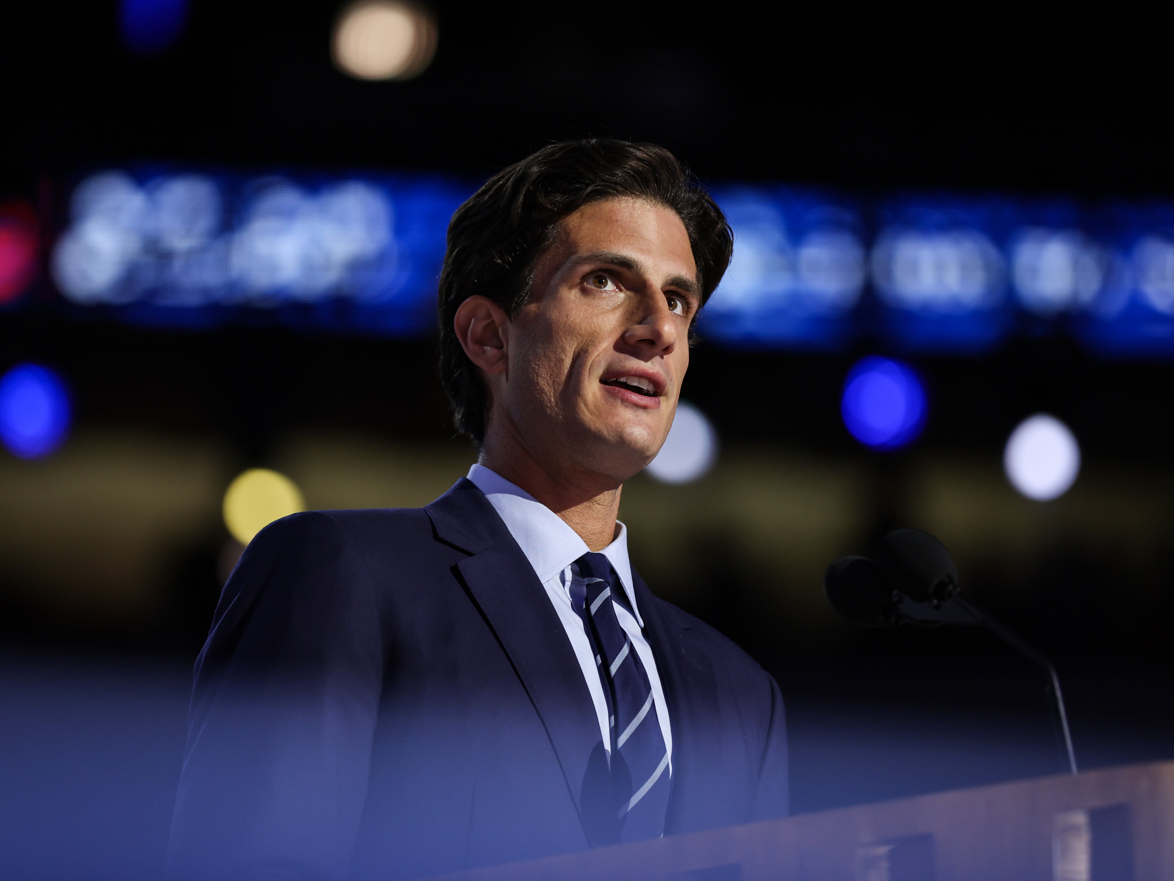 Jack Schlossberg takes center stage at the 2024 Democratic National Convention - and has a good time doing it