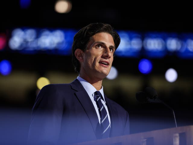 <p>Jack Schlossberg takes center stage at the 2024 Democratic National Convention - and has a good time doing it </p>