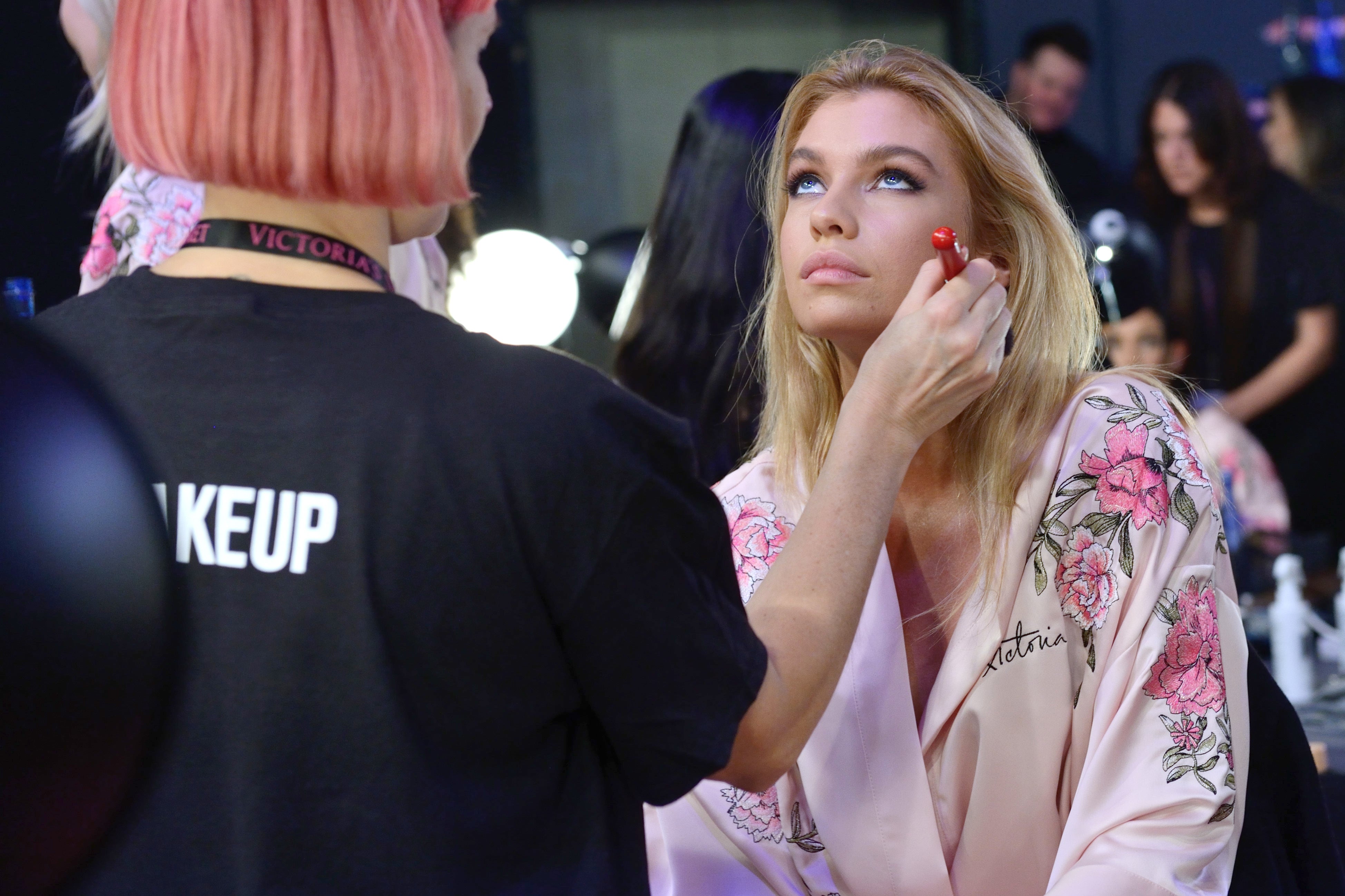 Applying concealer around the nose is utilised for catwalk shows to create a more flawless base (Aurore Marechal/PA)
