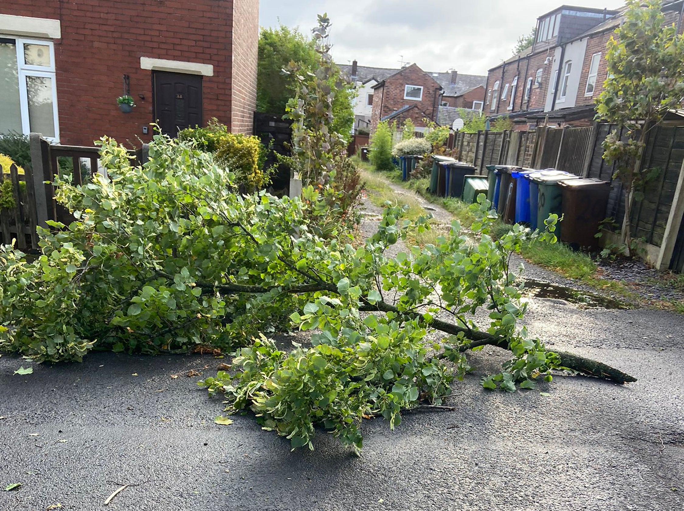 Whitefield, Greater Manchester, yesterday