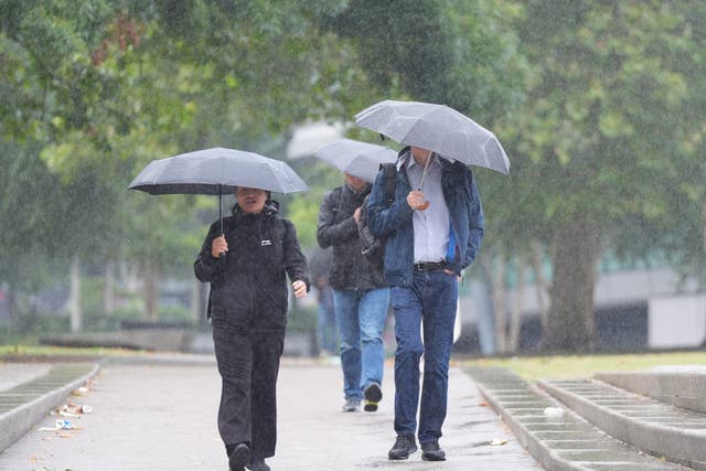 <p>The Met Office began naming storms in 2015 (Yui Mok/PA)</p>