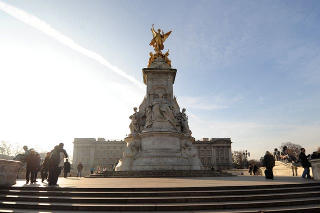 The Victoria Memorial near Buckingham Palace (Anthony Delvin/PA)