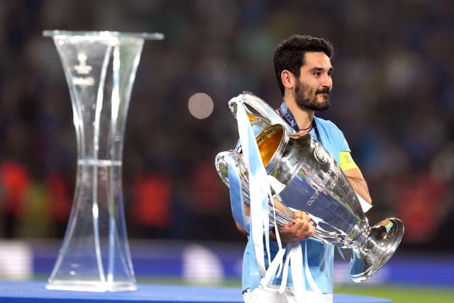 Ilkay Gundogan is back at Manchester City (Martin Rickett/PA)