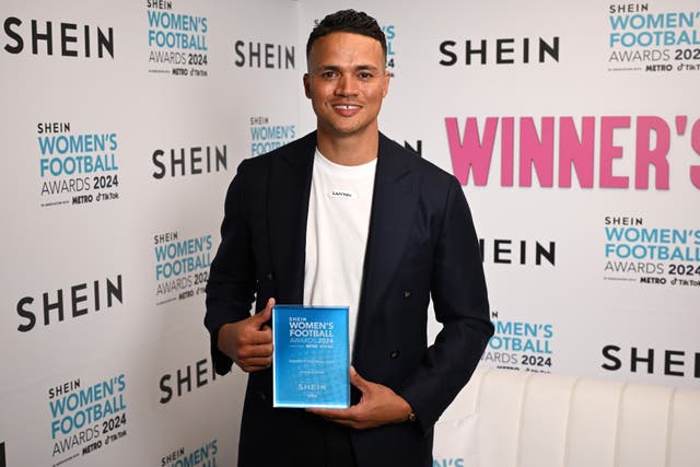 <p>Jermaine Jenas was named “Ally of the Year” at the Women’s football awards just months before he was s<a href="https://www.independent.co.uk/news/uk/home-news/jermaine-jenas-bbc-sacked-misconduct-allegations-new-b2600726.html">acked for workplace misconduct.</a></p>