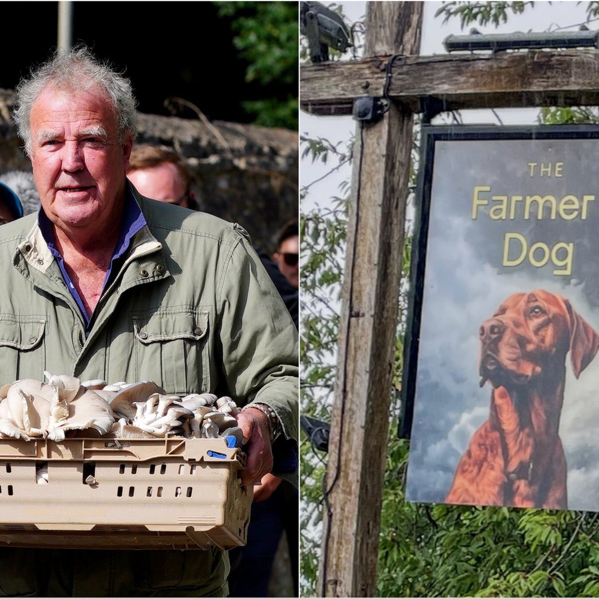 Jeremy Clarkson opens new pub, The Farmer's Dog, to queues of punters | The Independent