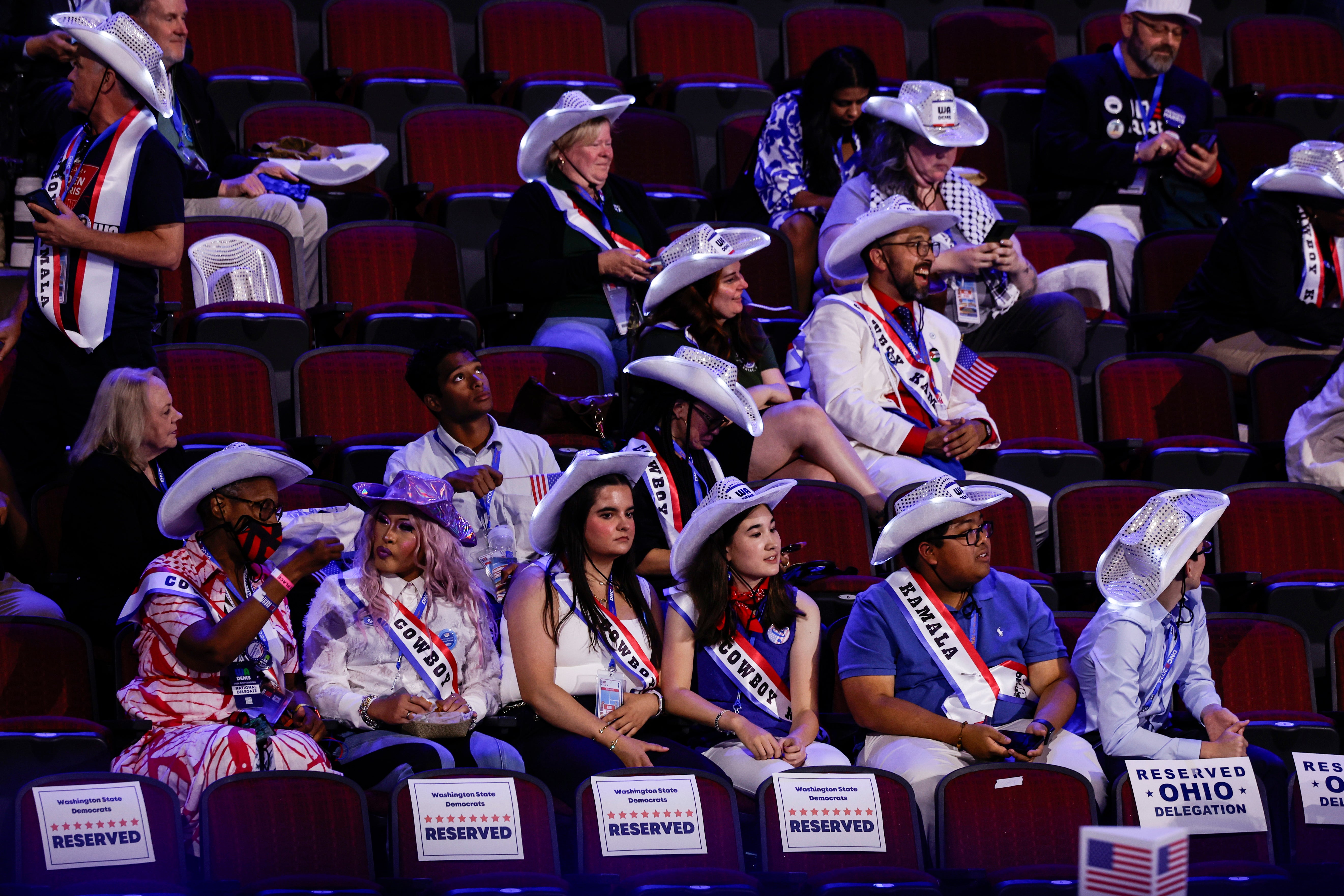 The Kentucky delegations certainly went home covered in glitter