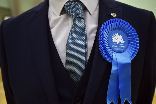 The three candidates will take questions from Tory members at the first hustings event (PA)