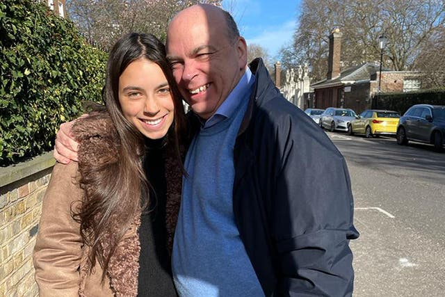 Hannah and Mike Lynch who died after the luxury yacht Bayesian sank in a storm on Monday (Family/PA)