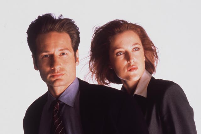 <p>Anderson found fame in 1993 alongside David Duchovny in ‘The X-Files’</p>