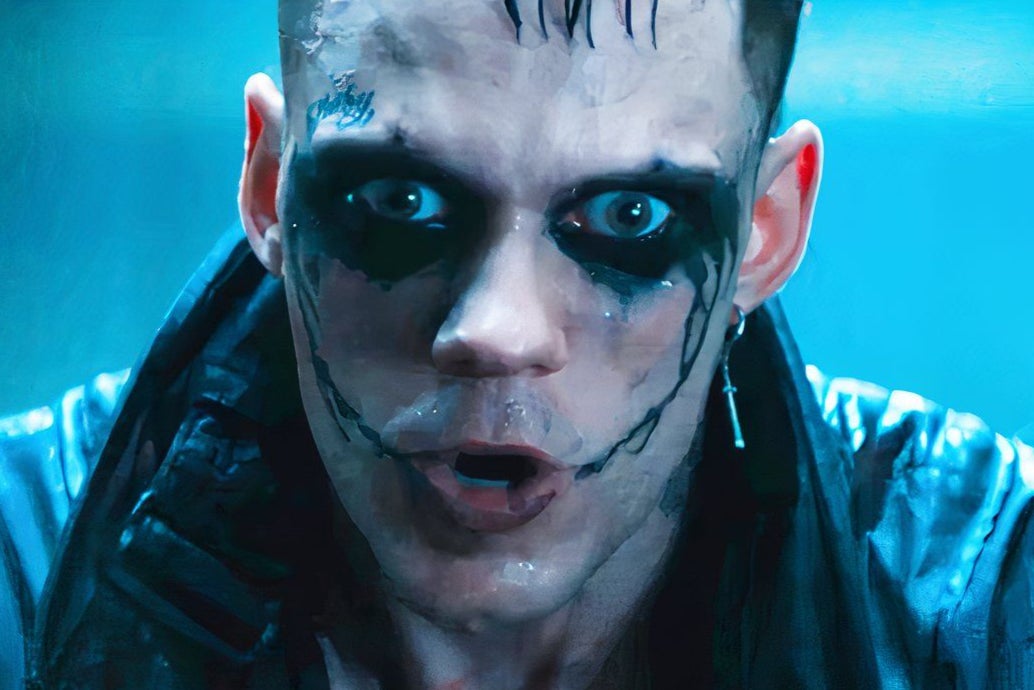 Bill Skarsgård in ‘The Crow’