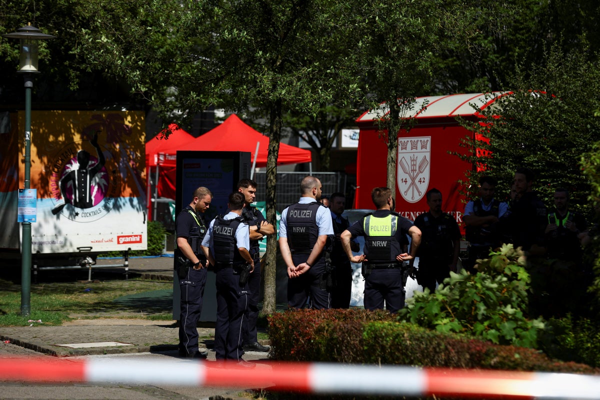 Watch live: German police hold press conference after three killed in Soligen festival stabbing