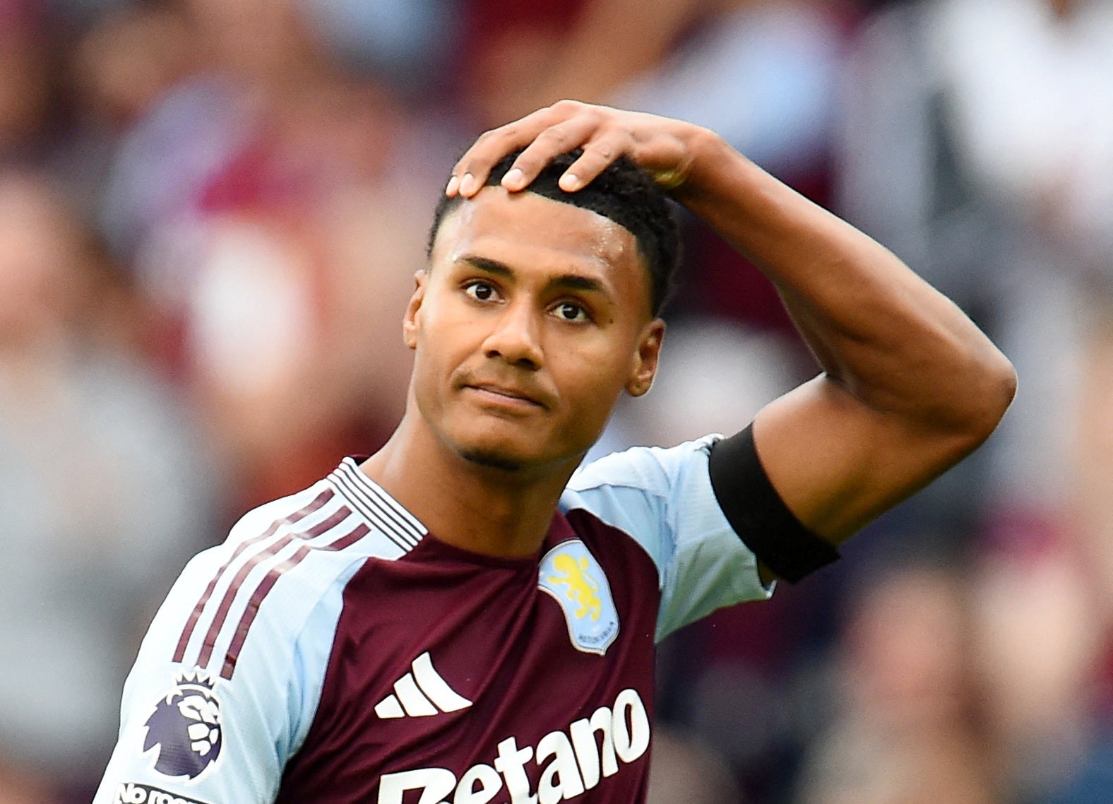 Ollie Watkins missed two great chances which would have sent Villa into the lead.