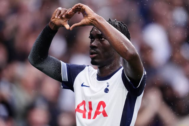 Yves Bissouma scored the opener against Everton (John Walton/PA)