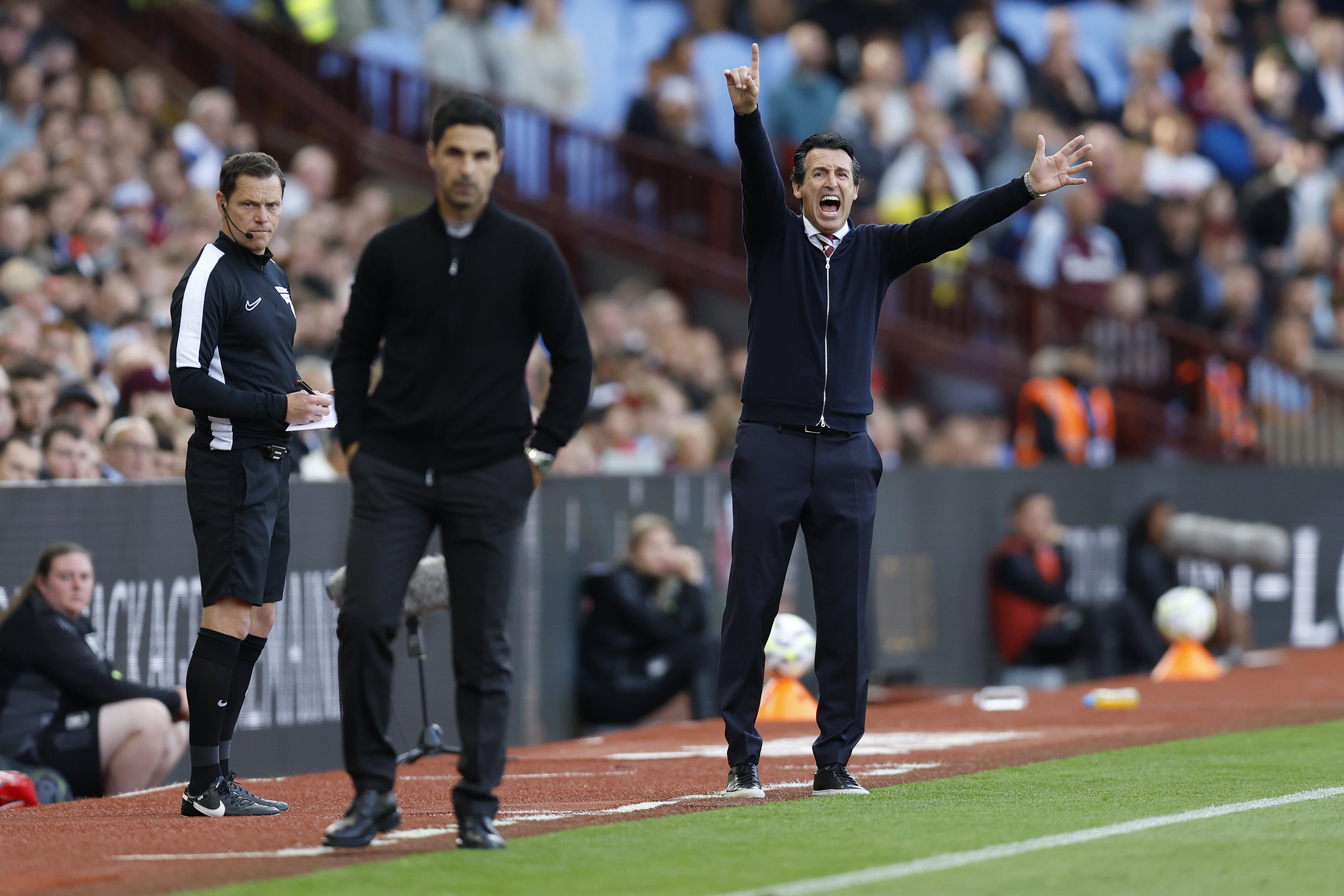 Villa manager Unai Emery has a strong record against his former club Arsenal