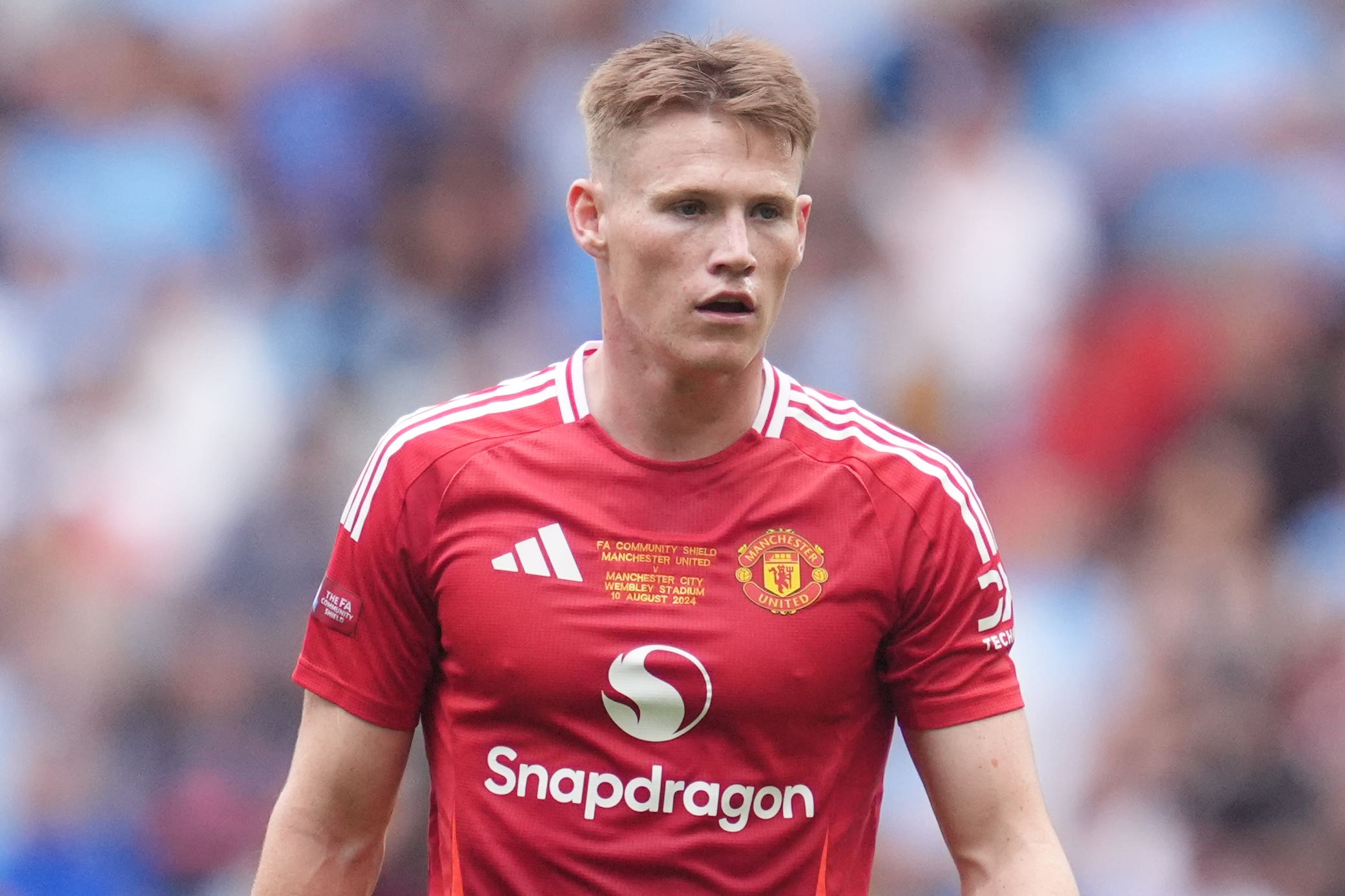 Napoli have agreed a deal in principle to sign United midfielder Scott McTominay (Adam Davy/PA)