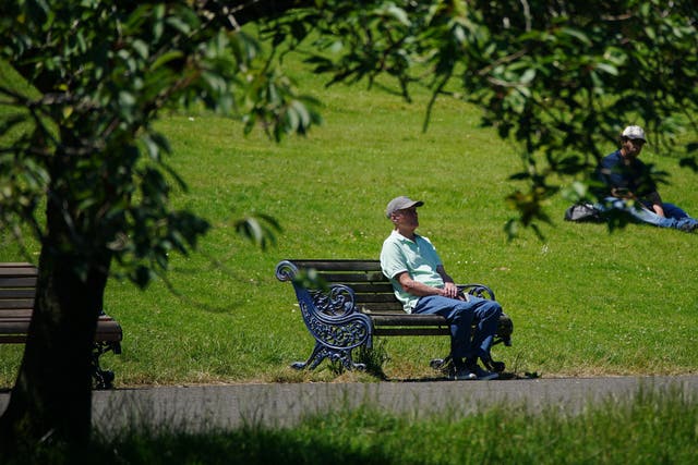 The Met Office said morning rain on Monday will quickly clear as a drier, sunnier picture emerges (Peter Byrne/PA)