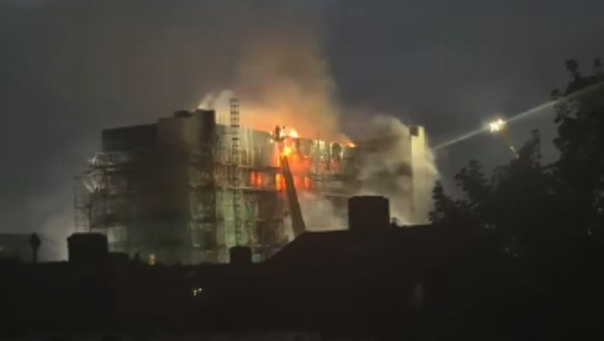 Dagenham fire latest: Two in hospital as burning block of flats evacuated and 200 firefighters battle blaze