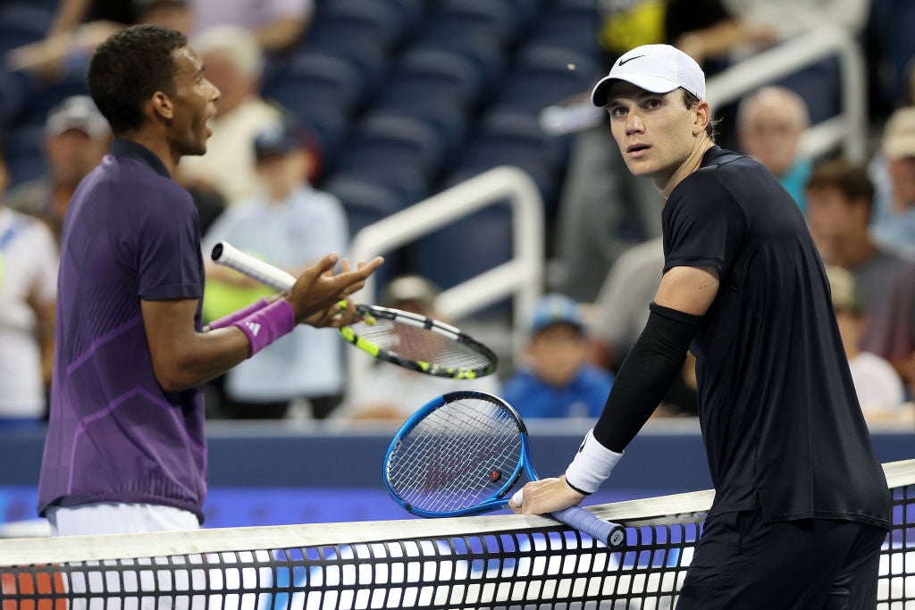 The controversy came in the Briton’s win over Canada’s Felix Auger-Aliassime