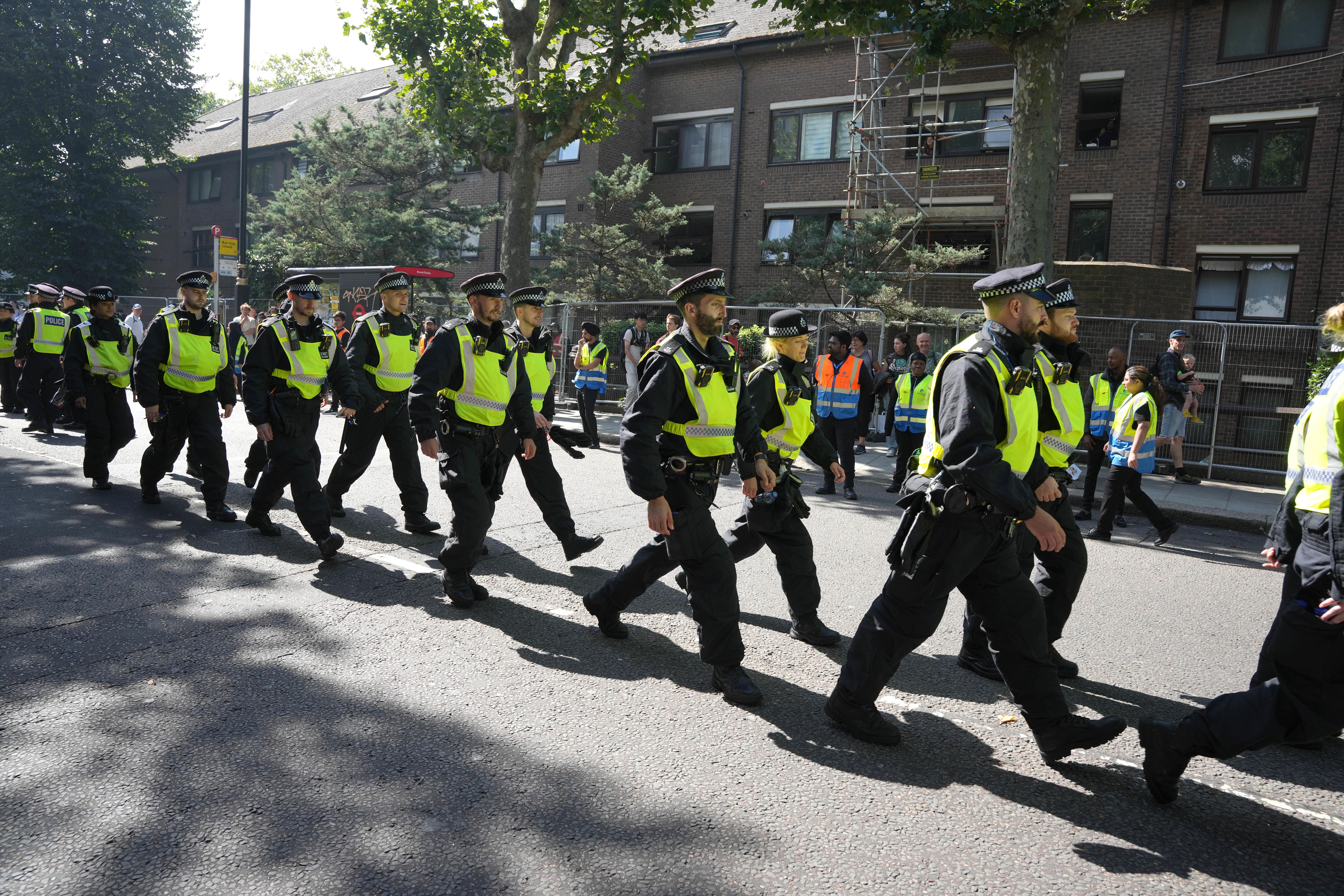 A senior Metropolitan Police officer said he is ‘tired of saying the same words every year’ after a woman attending the Notting Hill Carnival with her child was stabbed